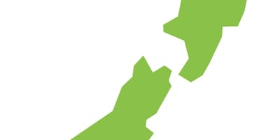 Mapa nového zélandu png